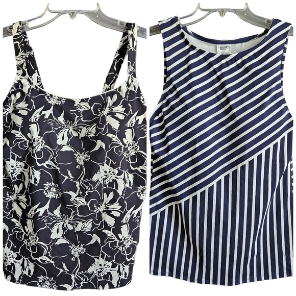 Lands End Womens Tankinis Sz 8 - Picture 1 of 10